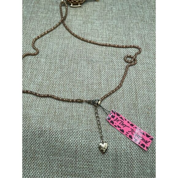 NWT BETSEY JOHNSON RHINESTONE HELICOPTER CHOPPER NECKLACE 3D & Propeller Spins - Picture 9 of 14